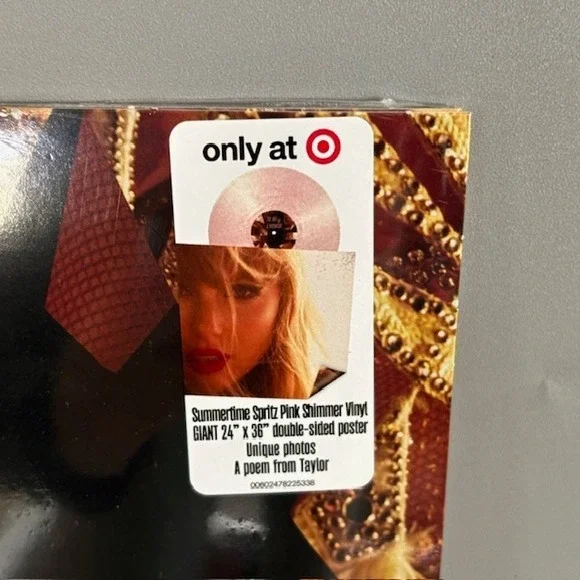 Sealed Taylor Swift TARGET Pink LIFE OF A SHOWGIRL THE CROWD IS YOUR KING Vinyl
